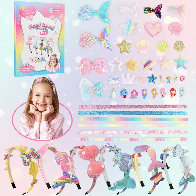 DIY Headband Making Kit – Kreativt & lekfullt – hårband-set