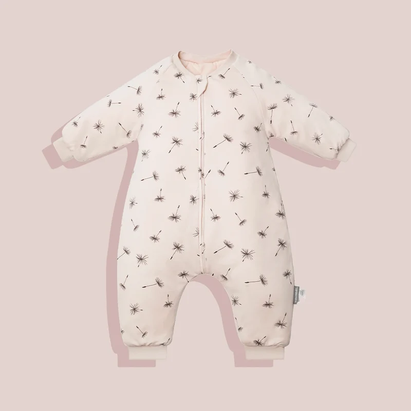 Vinter Babysovpåse med Delbara Ben och Maskros Design