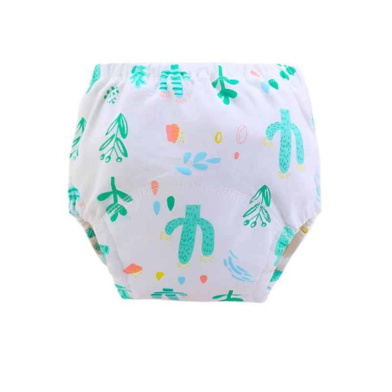 Återanvändbar EcoVänlig Baby Blöja med Grön Design