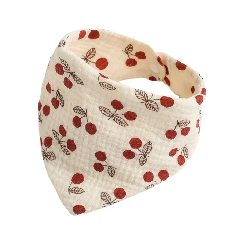 Vit cherry Muslin Dregglis Haklapp