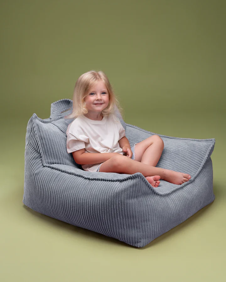 Beanbag Chair, Blueberry