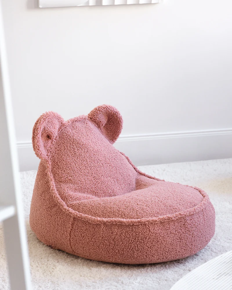 Bear Beanbag, Guava Pink