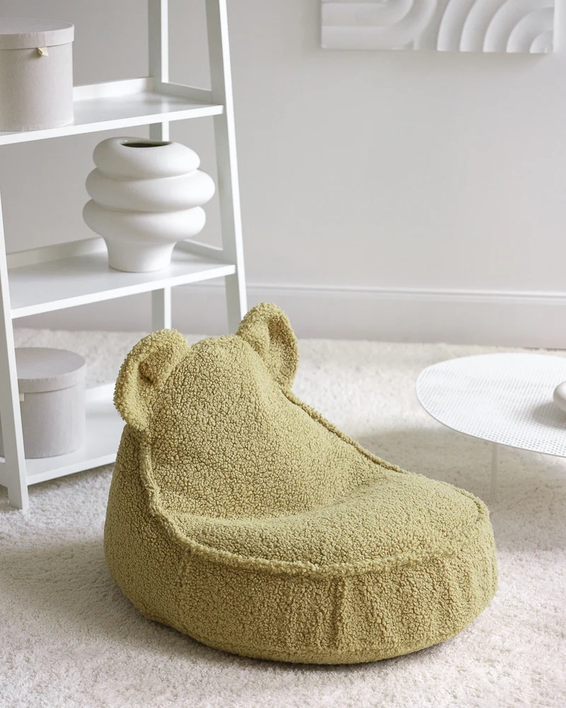 Bear Beanbag, Matcha Green