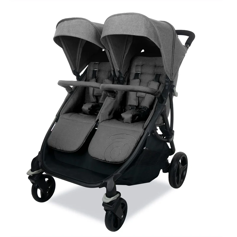 Stroller Double Bro, Grey