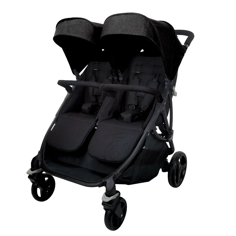 Stroller Double Bro, Black