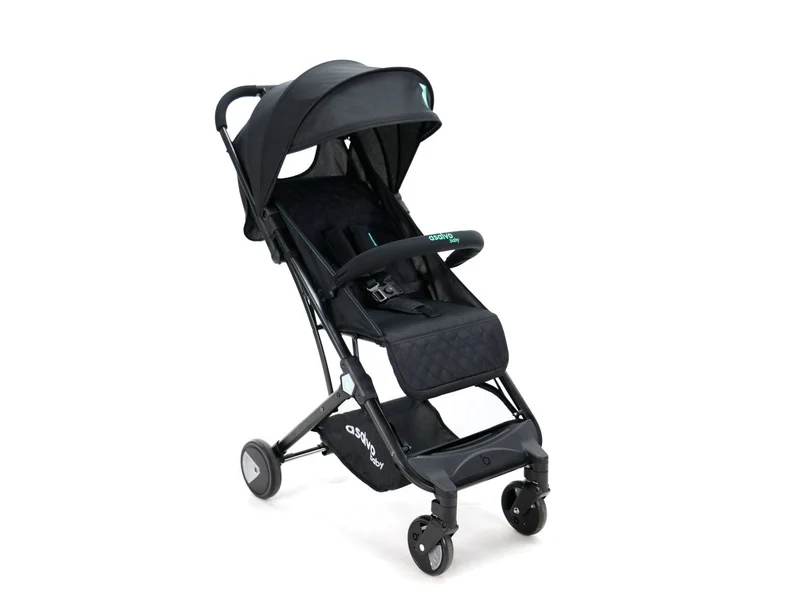 Pushchair Flight Travel+, Black/Aqua