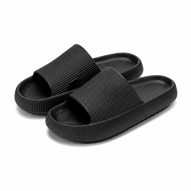 Ergonomiska tofflor med stötdämpande sula