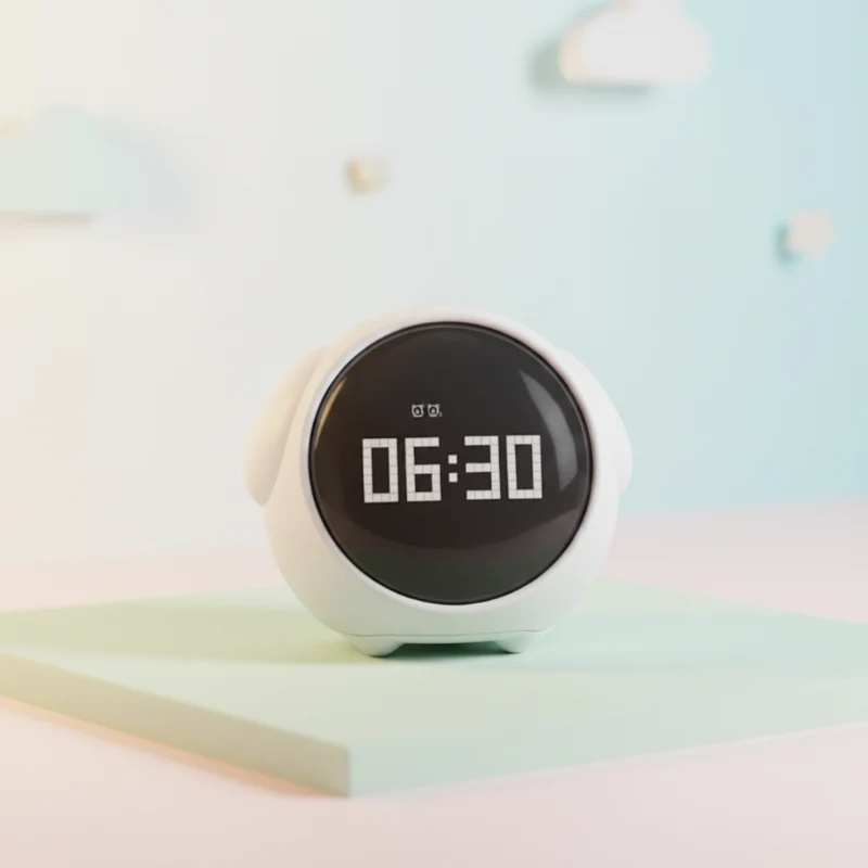 Cute Expression Alarm Clock – Söt & praktisk – väckarklocka för barn