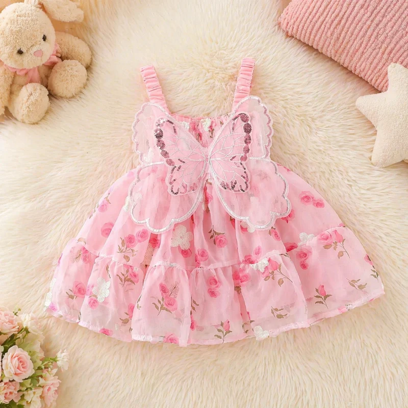 Girls Butterfly Dress – Söt & luftig – barnklänning