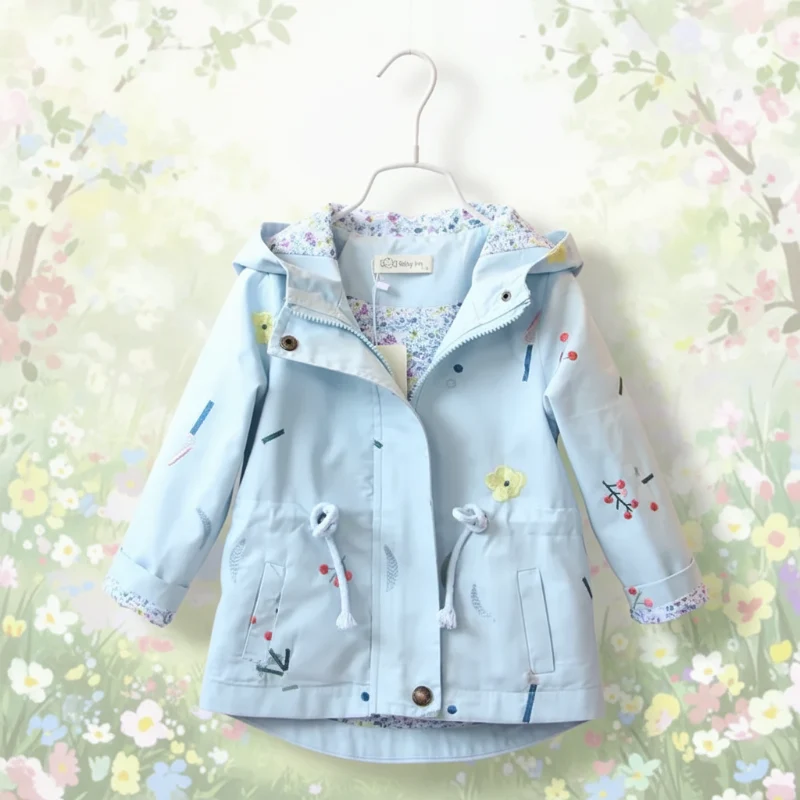 Girls Windbreaker Jacket – Lätt och elegant – barnjacka
