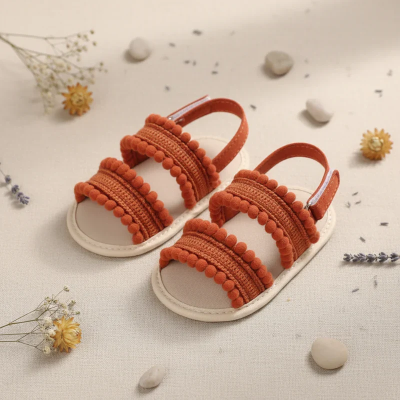 Baby Girls Sandals – Mjuka & bekväma – Sommarsandaler