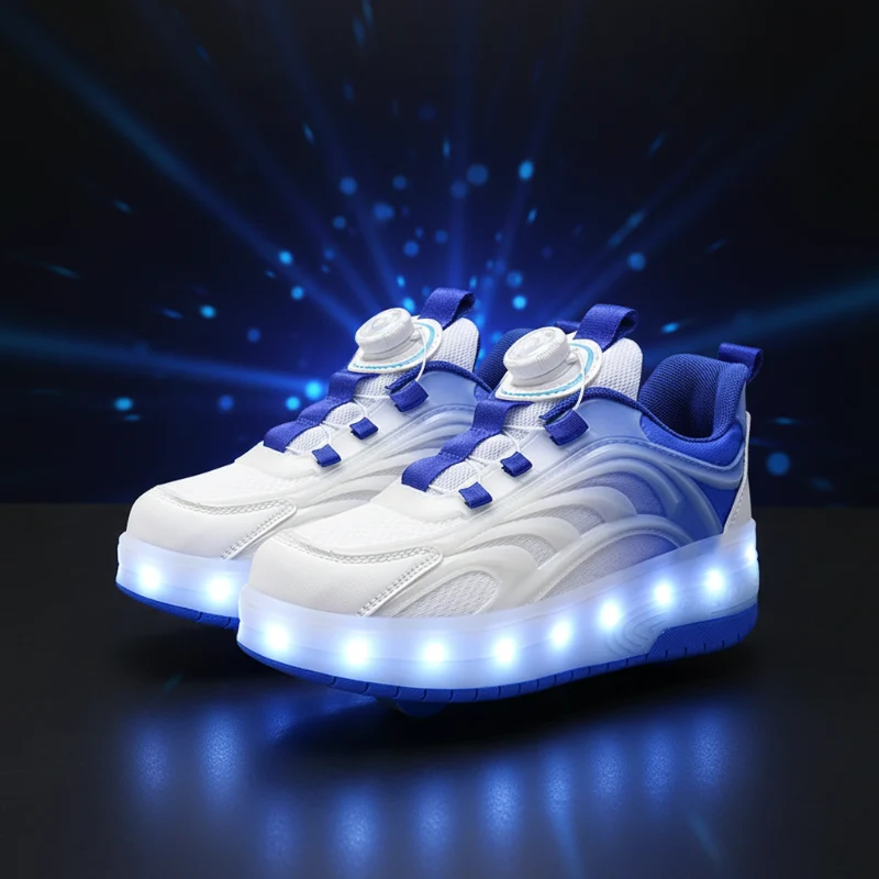 Light-Up Skate Shoes – LED & bekväma – självlysande sneakers