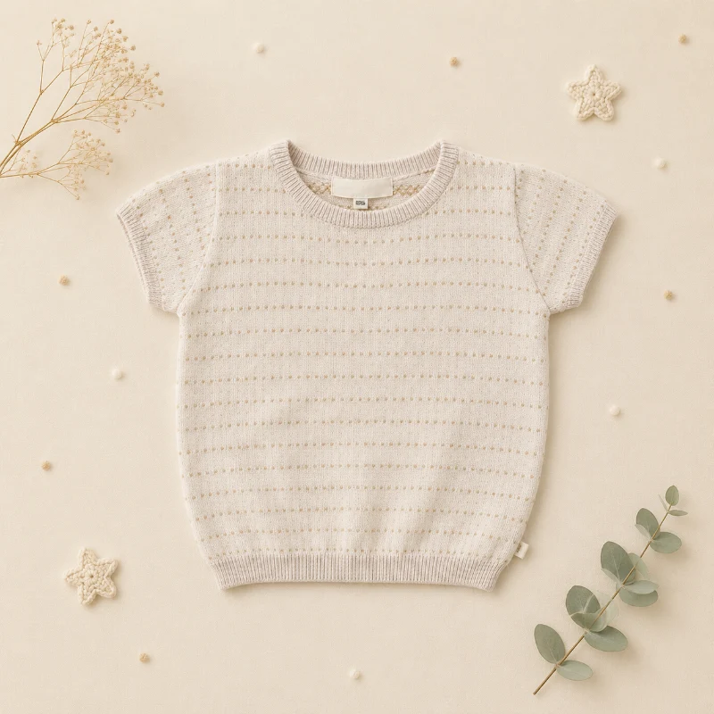 Knit Top & Cardigan – Mjuk och bekväm – Stickad tröja och kofta