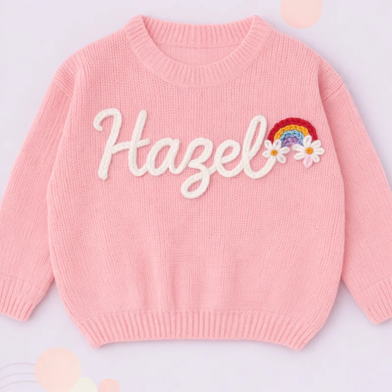 TinyStitch – Personlig stickad namntröja för barn