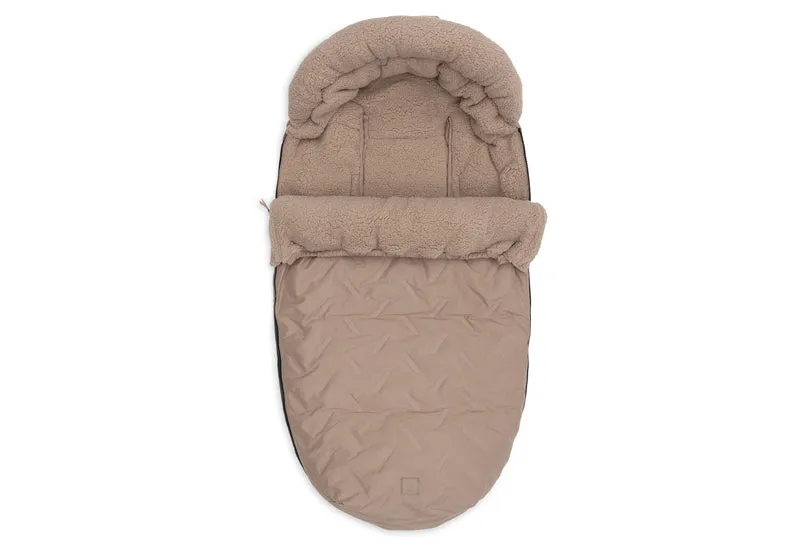 Åkpåse buggy/stroller Embossed Milky Coffee