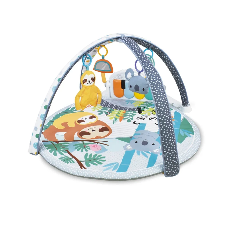 Babygym med kick-and-play funktion