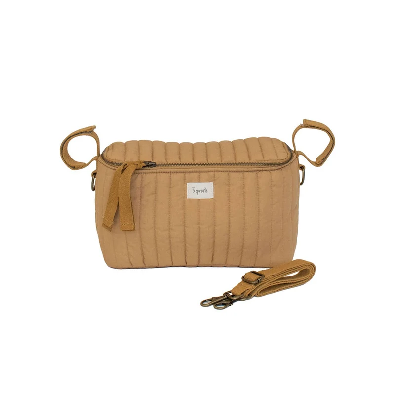 Förvaringsväska för barnvagn, Mustard - 3 Sprouts