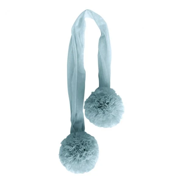 Pom Pom girlang, light blue