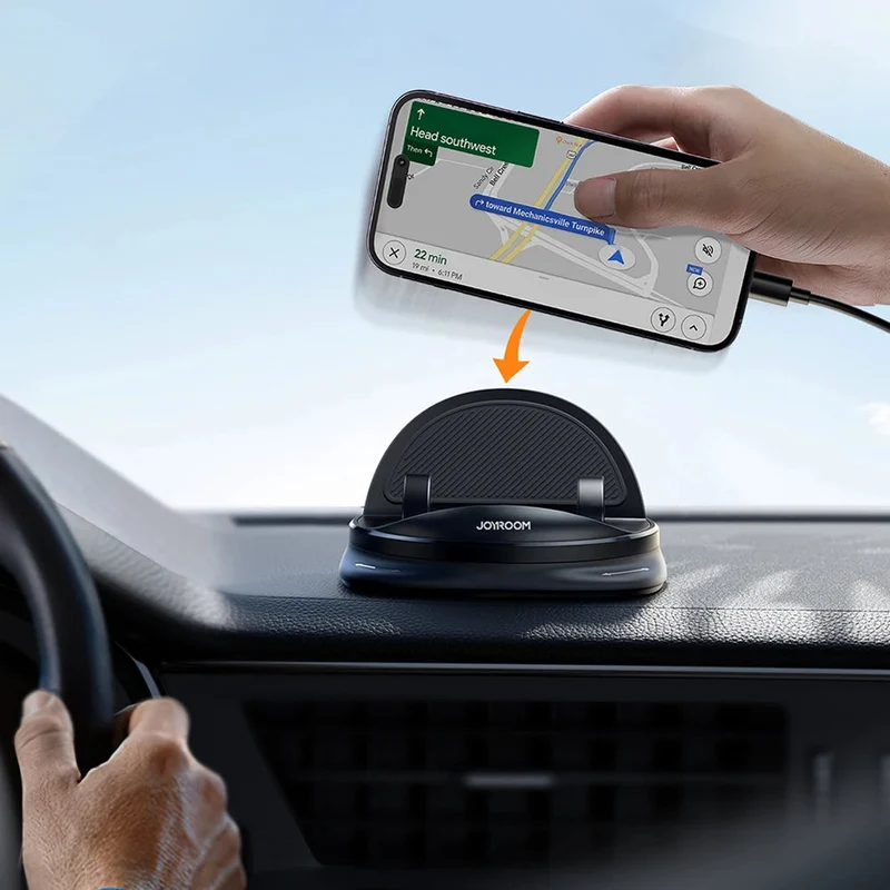 360° Roterende Mobilholder til Bil – Sikker og Nem Montering