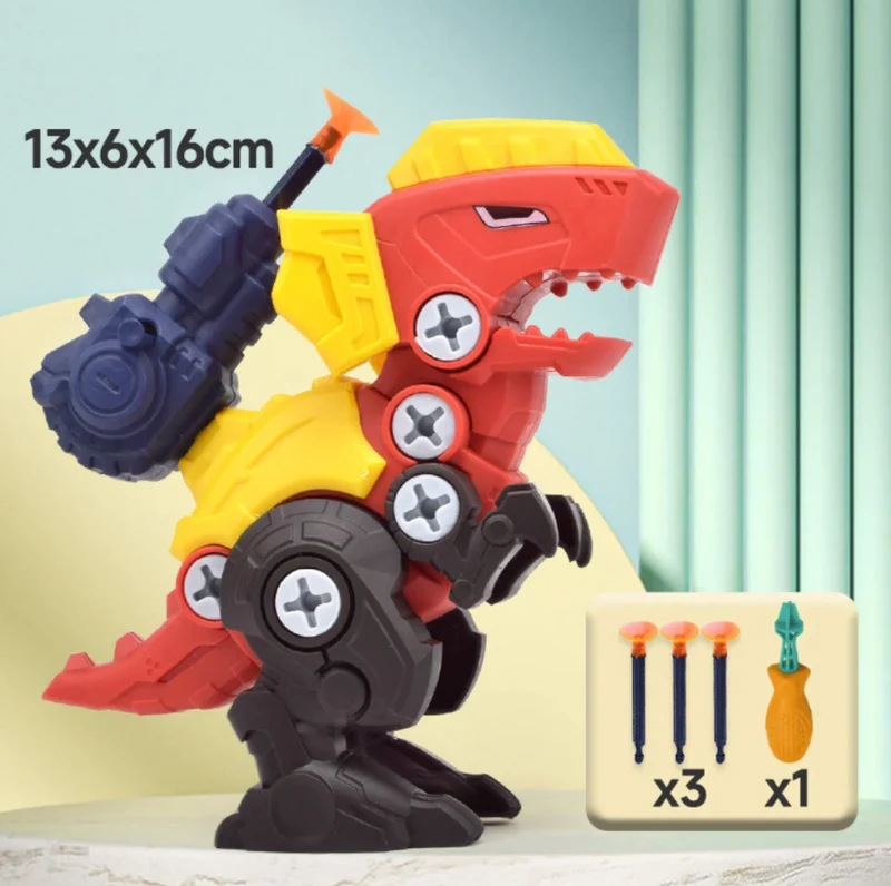 Byg & Skyd Dinosaur Sæt for Kreativt Leg & Læring
