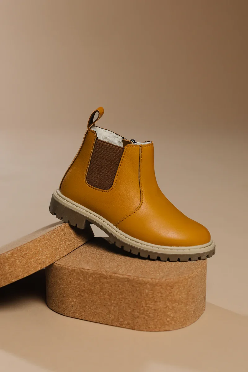Little Explorer Boots, Mustard