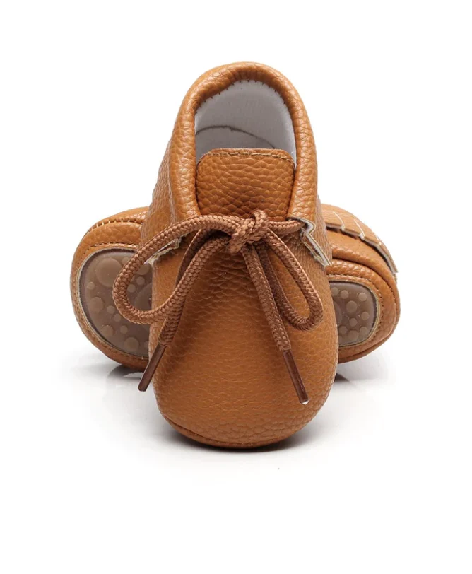 Little Camper Mocs, Brown - BabyMocs