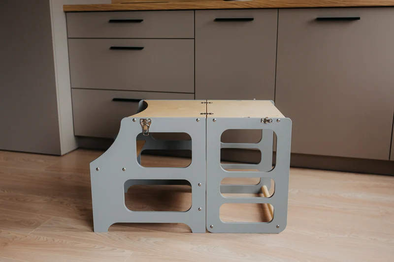 Foldable kitchen tower | Grey