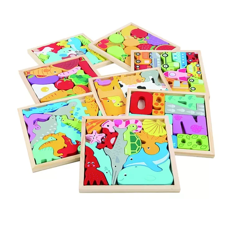 Woods™ - Vilken figur ska sitta var? - Figurpussel (2+1 GRATIS)
