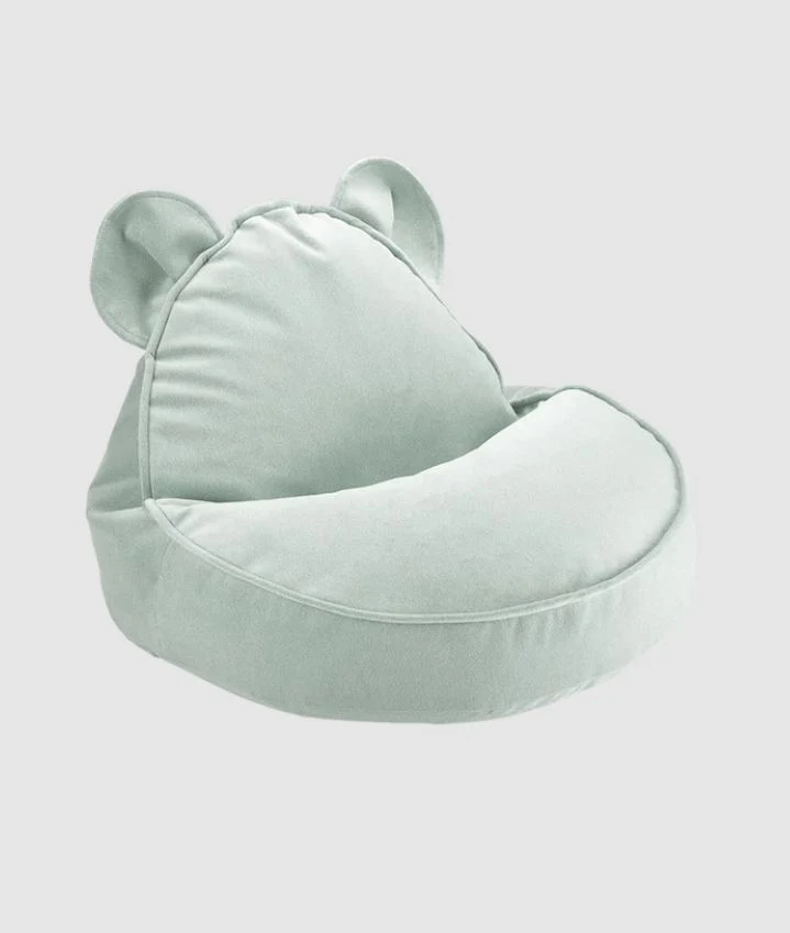 Bear Beanbag, Misty Green