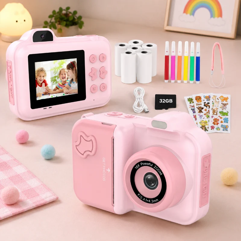Instant Print Camera – Kreativt & interaktivt – Instant-kamera för barn
