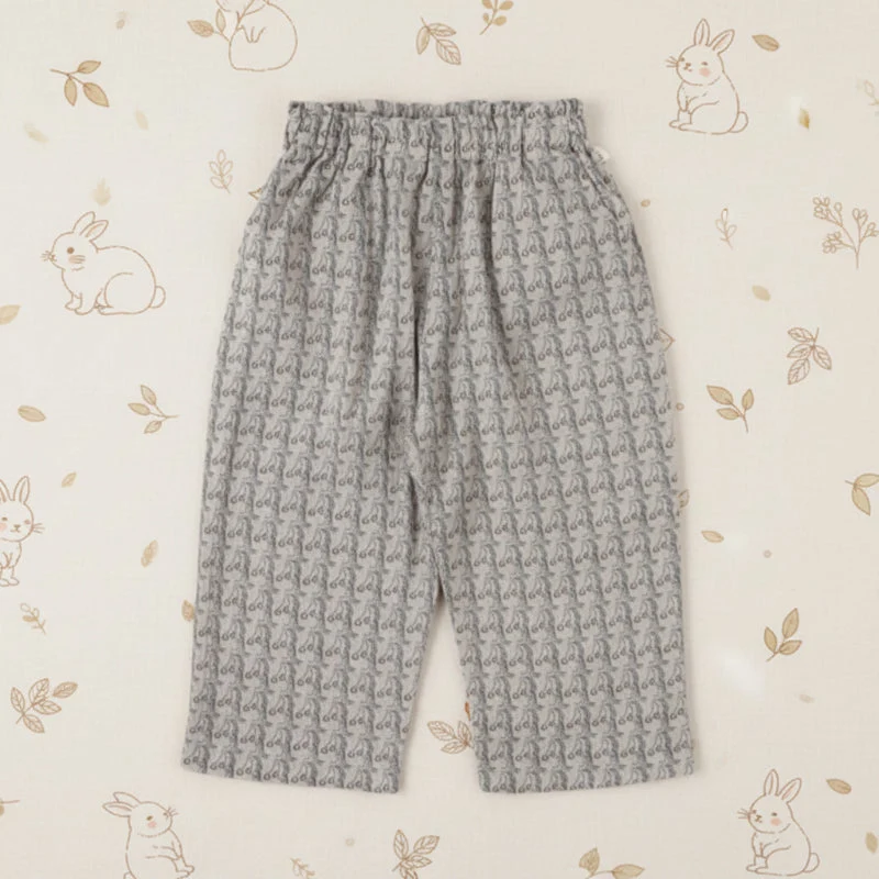 Plaid Cotton Pants – Luftiga och andningsbara – avslappnade byxor i ballong-/haremstil