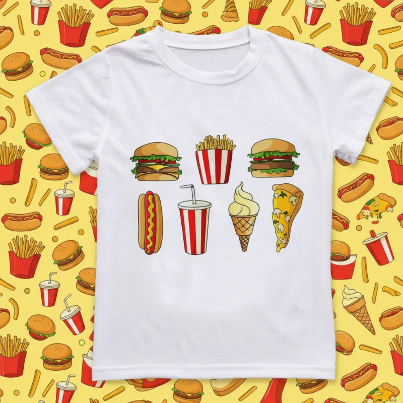Boys & Girls Summer Tee – Bekvämt och lekfullt – T-shirt för barn med roligt tryck