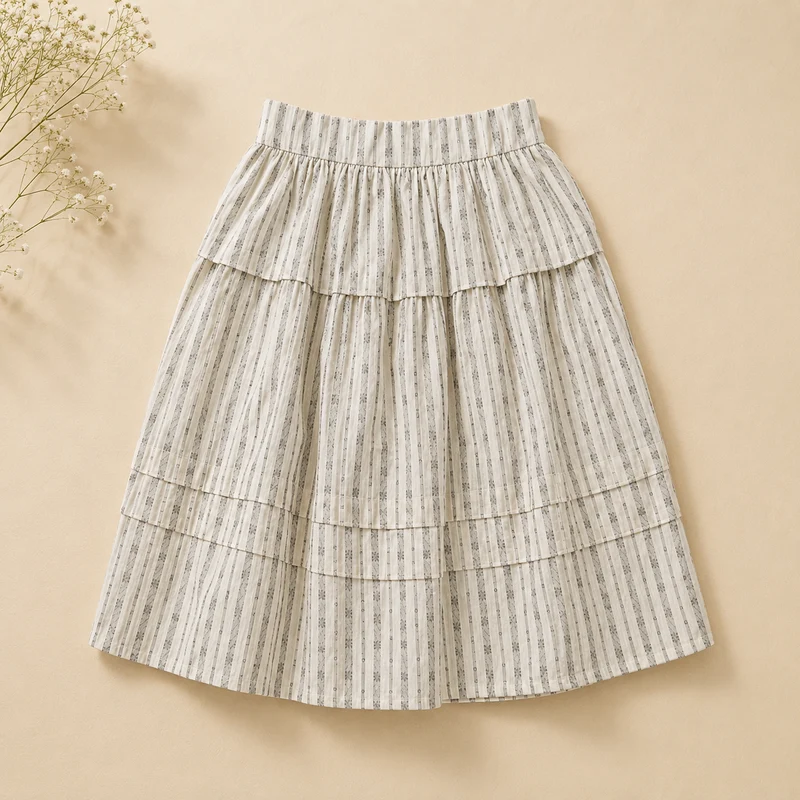 Chic Skirt & Wide Leg Pants – Elegant & bekvämt – Lös barnkläder