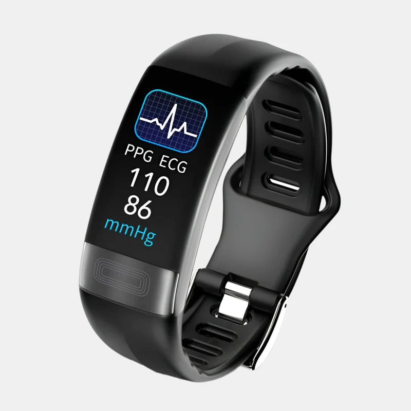 Elegant kvinde-smartwatch med EKG & sundhedsanalyse