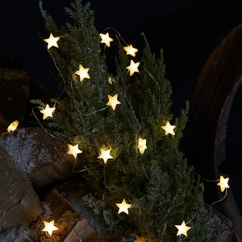 LED Stjernelys til Jul - Skab Magisk Stemning Inde & Ude