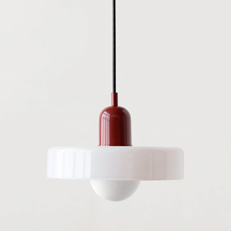 Farverig Glaspendel med Moderne Design til Hjemmet