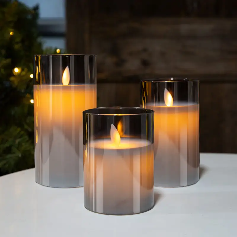 Flammeløse LED Lys i Glas – Sikker Hyggebelysning