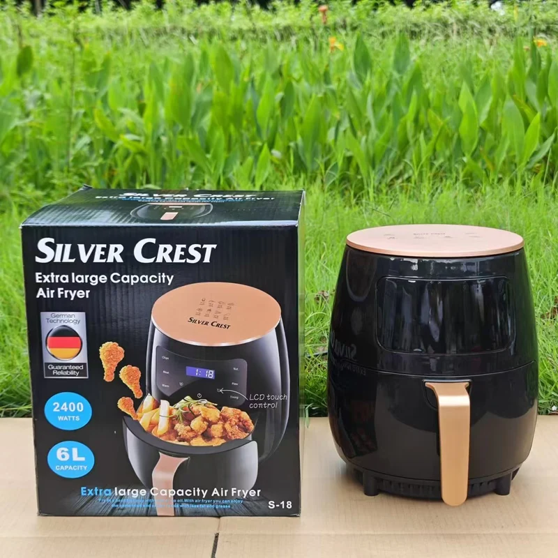 Stor Digital Airfryer 6L - Sundere Madlavning Hurtigt & Let