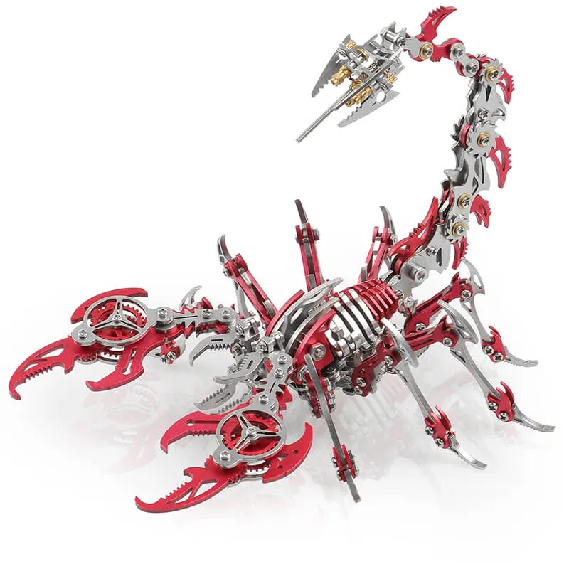 Kreativt Mekanisk Skorpion Modelkit i Stål til Hjemmet