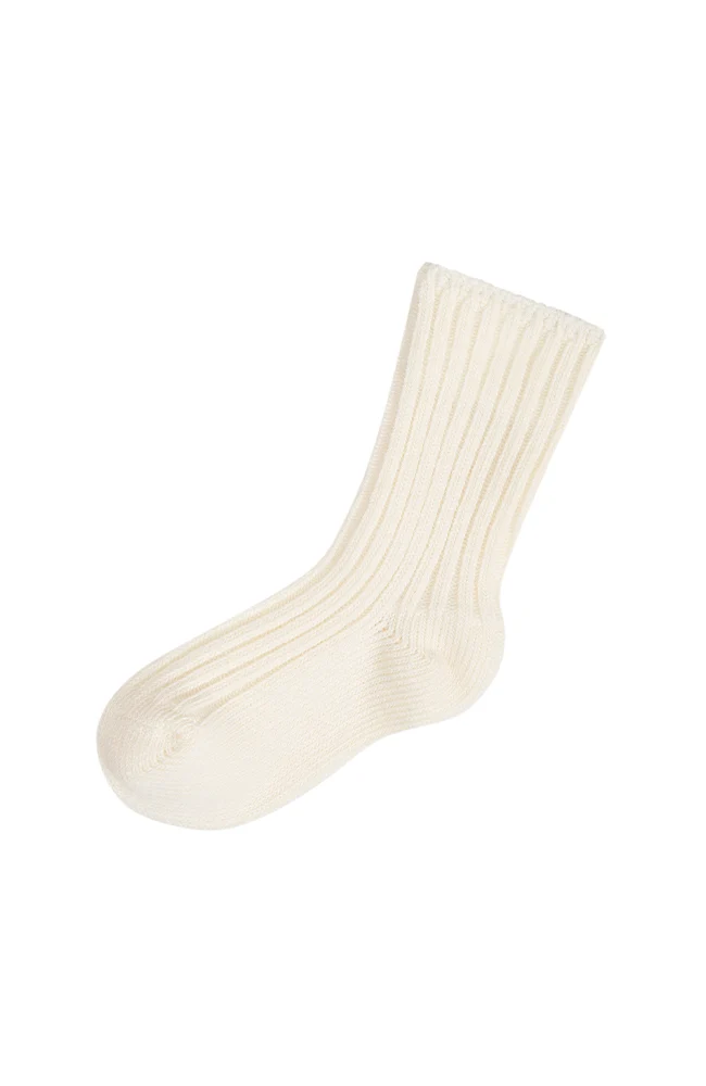 Wool Socks - Off White