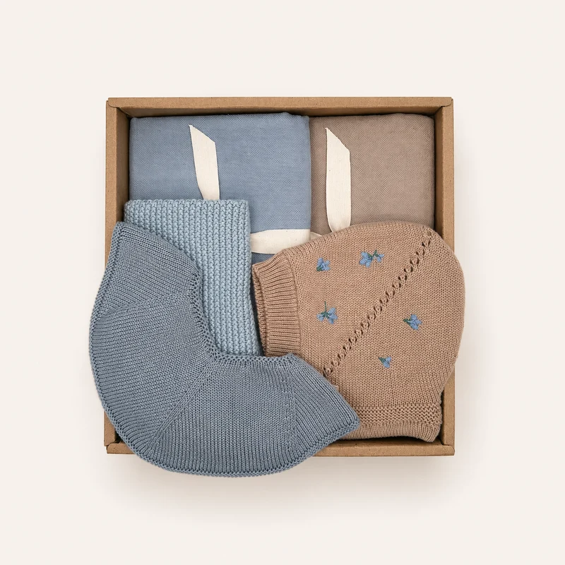 Presentbox nyfödd – Blue Cloud