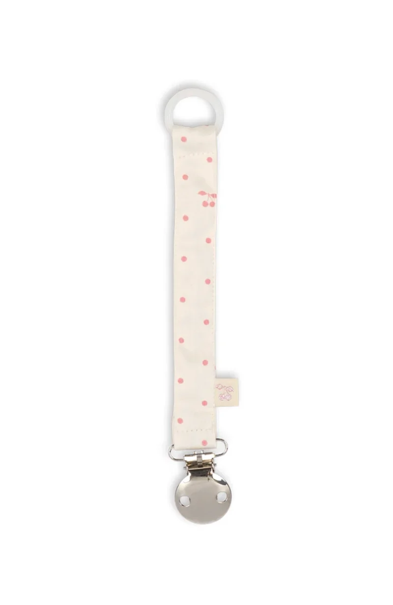 Pacifier Strap - Cherry Dot