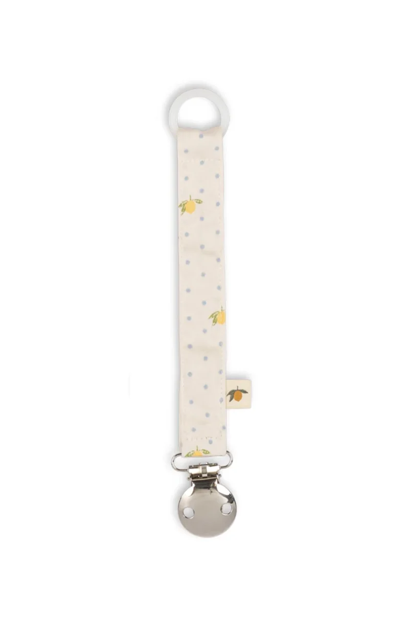Pacifier Strap - Lemon Dot
