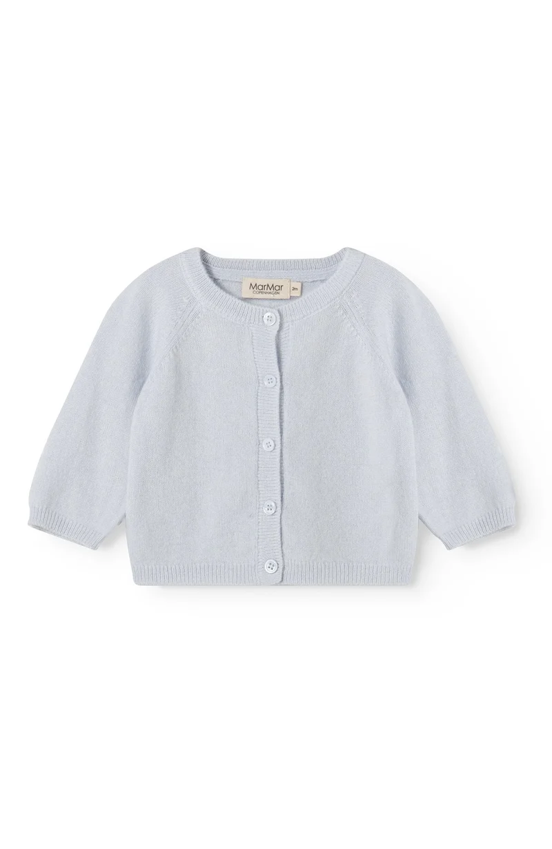 Tamla Cashmere Cardigan - Light Blue Mel