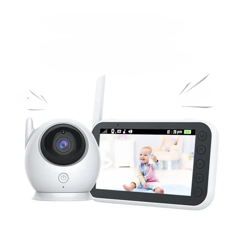 Baby Monitor Overvågning Nat Vision Musik Nanny Kamera