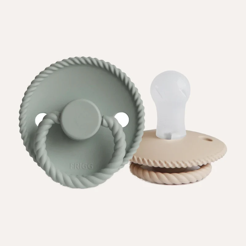 FRIGG Rope Silicone Pacifier 2-Pack