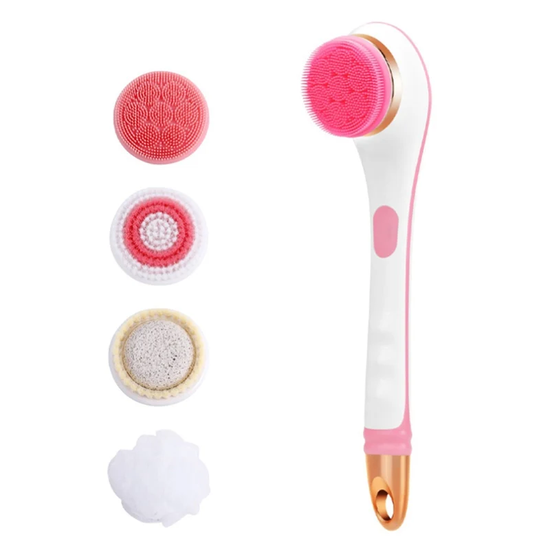 Roterende Elektrisk Silikone Massager Badebørste