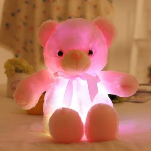 Magisk LED Bamsebamse som Lyser i Mørket
