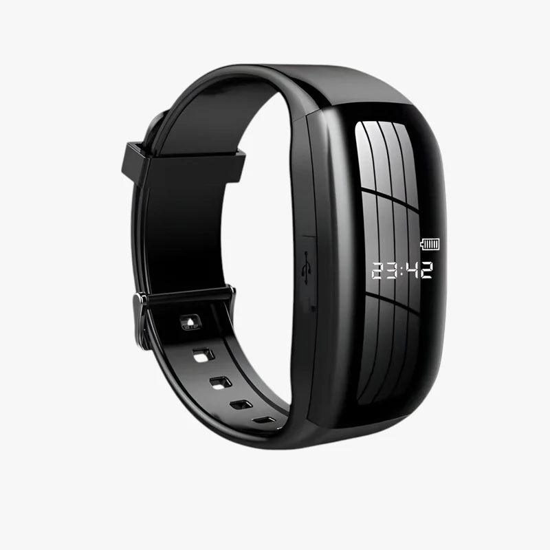 Mini kamera ur med lydoptagelse og USB-lagring – Diskret overvågning i elegant armbåndsur