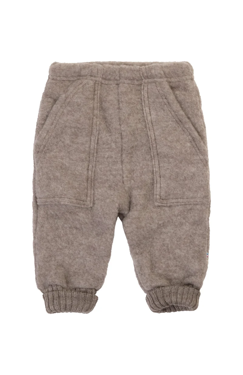 Wool Baggy Pants - Sand